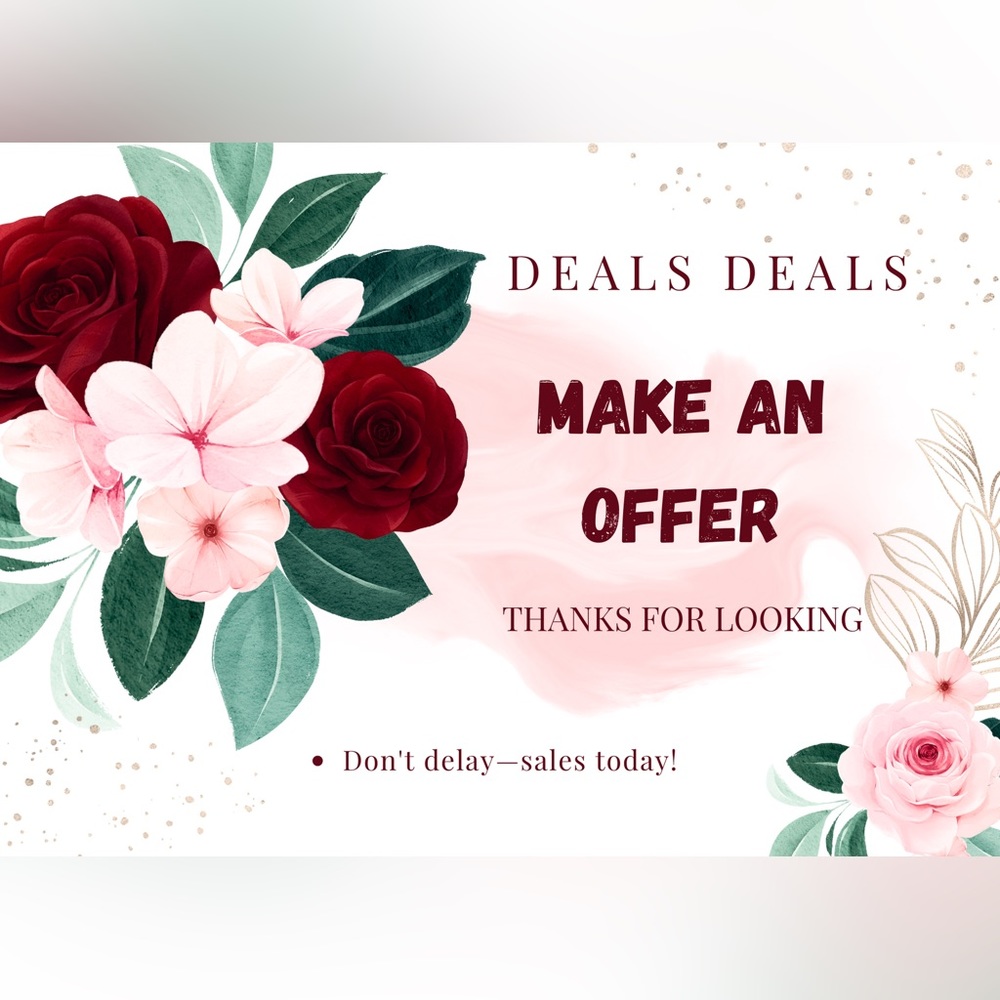Don’t delay—-sales today! Sale Deals Markdowns Offer